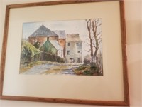 Framed, Signed, Angus Bowie Wilson Watercolor