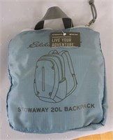 Eddie Bower 20L Stowaway Back Pack