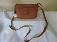 Guess Cognac Tan & Brown With Key Chain