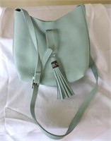 Blush Soft Mint Shoulder Bag W/ Inner Bag