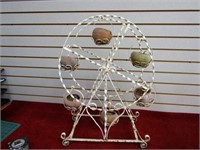 Wrought iron flower plant stand.