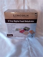 Lincoln Outfitters 5 tray digital food dehydrator