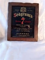 Framed seagrams 7 picture