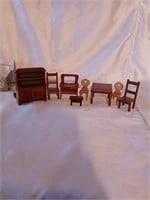 Wooden doll furniture