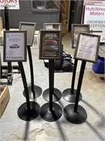 6 x POS Display Advertising Stands