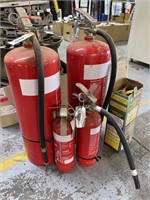 5 x Various Fire Extinguishers