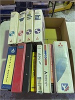 2 x Box Lots Dealership Folders Manuals inc