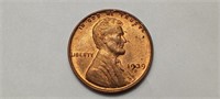 1939 D Lincoln Cent Wheat Penny Uncirculated Red