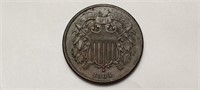 1864 2c 2 Cent Piece High Grade