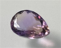 Certified 7.80 Cts Pear Cut Ametrine