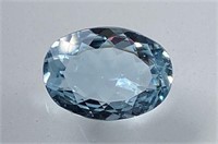 Certified 5.30 Cts NaturaL Blue Topaz