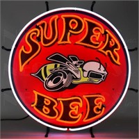 AUTO – XTRA – SUPER BEE NEON SIGN WITH BACKING