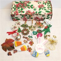 Holiday Jewelry & Xmas Box