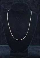 14k Gold Delicate Chain Necklace - No Clasp