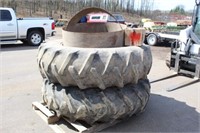 Set of clamp on Tractor duals
