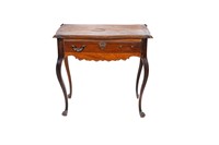 ANTIQUE FRENCH MAHOGANY SIDE TABLE
