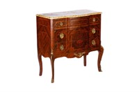FRENCH MARBLE TOP COMMODE