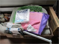 BOX: BAGS, MATTRESS BAG, CLOSET ROD, ETC.