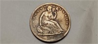 1867 S Seated Liberty Half Dollar High Grade Rare