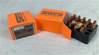 (2 times the bid) 40 SWCR T.A.C 9mm +P ammo