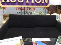 Black sofa and chair