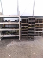 3 LARGE ORGANIZERS FULL OF PIPE FITTINGS AND CAPS