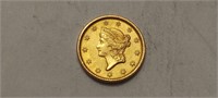 1854 $1 Gold Coin