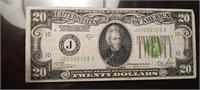 1928 $20 Bill Bank Note High Grade