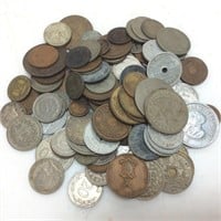 ASSORTED VTG. FOREIGN COINS
