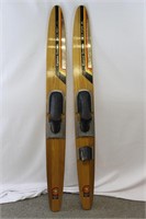 Vintage Cypress Gardens Wood Water Skis