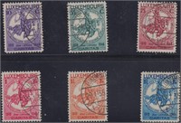 Luxembourg Stamps #B60-B65 Used CV $125