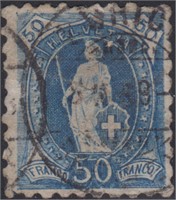 Switzerland Stamps #92 Used with thin CV $450