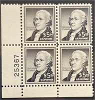 US Stamps #1053 Mint NH Plate Block of 4 CV $210