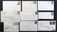 US Stamps 1870s-1880s Covers Postal History, small