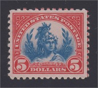 US Stamps #573 Mint NH w/ diagonal crease CV $180