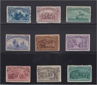 US Stamps #230-238 Mint OG CV $550+