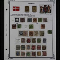 Denmark Stamps 1850s -1930s w/ BOB