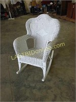 Beautiful Wicker Rocking Chair #1