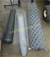 3 partial rolls of Fencing