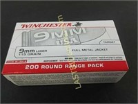 200 rounds Winchester 9mm Ammo #1