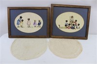 Needlepoint Art and doilies