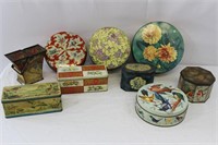 Vintage Collectible English Biscuit Tins 2
