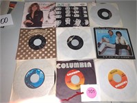 GREAT 45 VINYLS WITH COVERS