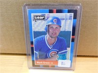 1988 Mark Grace Rookie Baseball Card