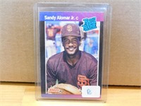 1989 Sandy Alomar Jr Rookie Baseball Card
