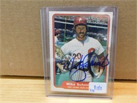 1982 Mike Schmidt Autographed Baseball Card
