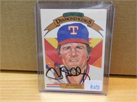 1982 Jim Sundberg Autographed Baseball Card