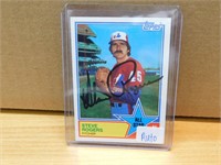 1983 Steve Rogers Autographed Baseball Card