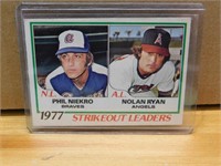 1977 Strike Out Leaders Baseball Card