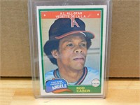 1981 Rod Carew Baseball Card